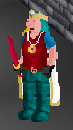Player wearing Crown of the Items